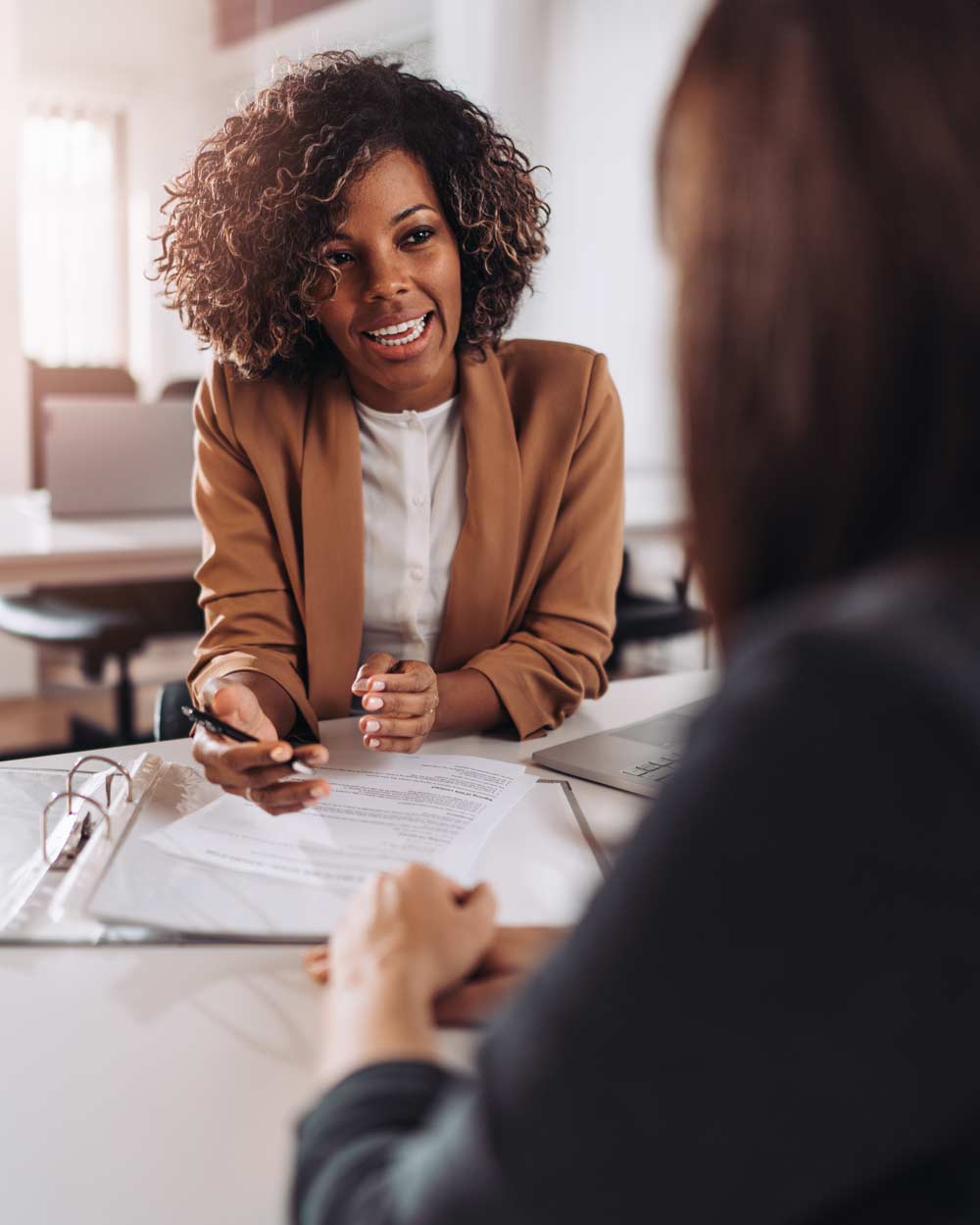 candidat en seance conseil pour son cv